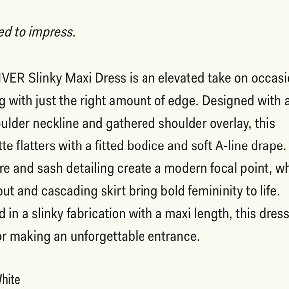 Meshki Off-Shoulder White Maxi Dress - Picture 5 of 6